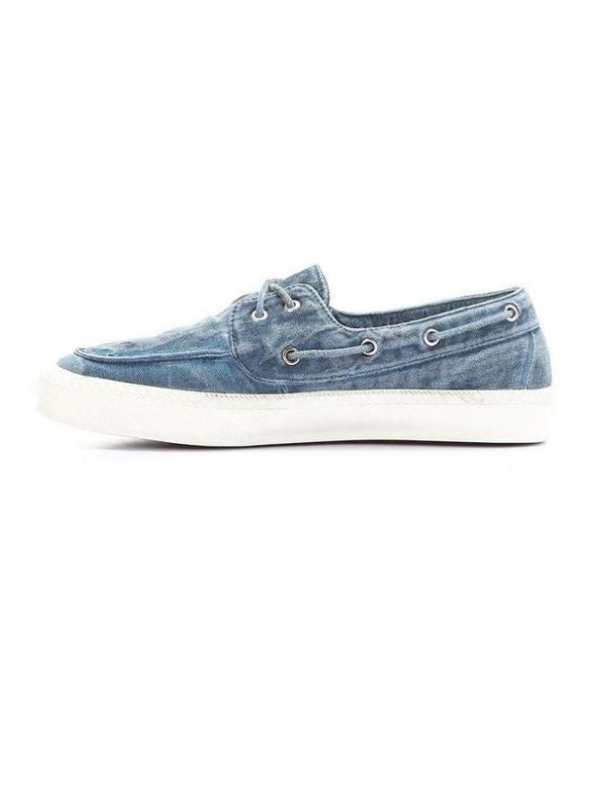 Levent - Lace-Up Boat Shoes Blue - Image 1