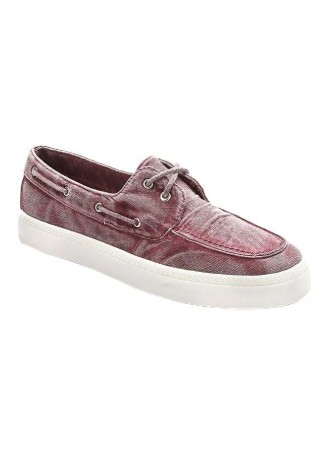 Levent - Lace-Up Sneakers Burgundy - Image 1