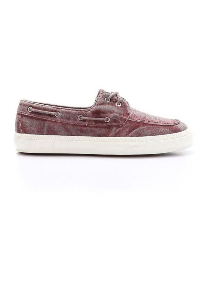 Levent - Lace-Up Sneakers Burgundy - Image 1