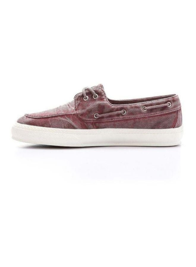 Levent - Lace-Up Sneakers Burgundy - Image 1