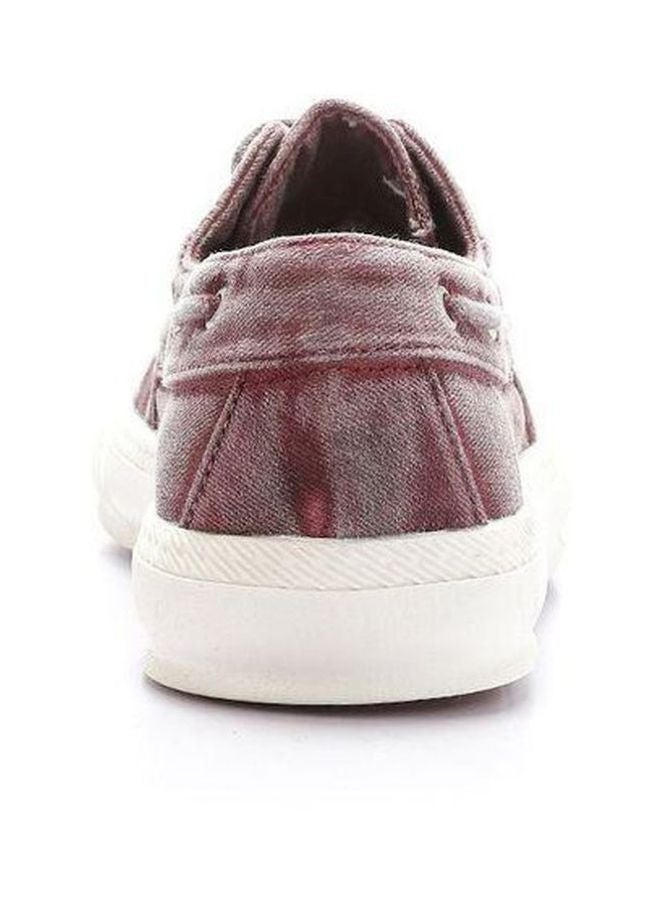 Levent - Lace-Up Sneakers Burgundy - Image 1