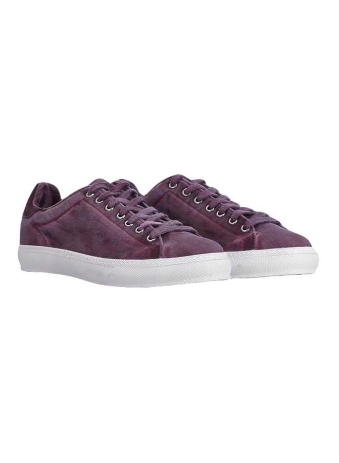 Levent - Lace-Up Sneakers Burgundy - Image 1