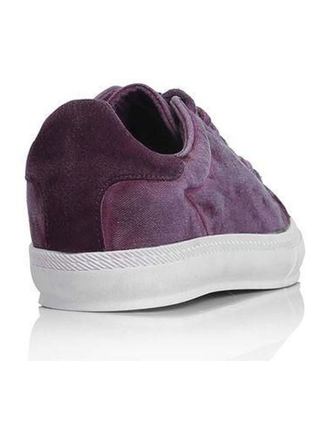 Levent - Lace-Up Sneakers Burgundy - Image 1