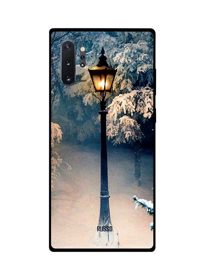 RUSSO Protective Case Cover For Samsung Note 10 Pro Lamp In The Snow