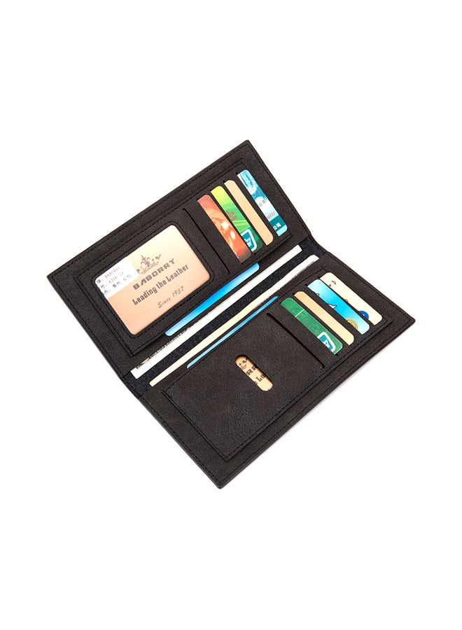Leather Multi-Function Wallet Black  - Image 2