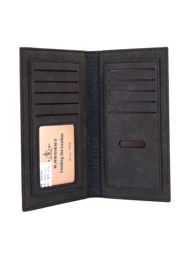 Leather Multi-Function Wallet Black  - Image 3