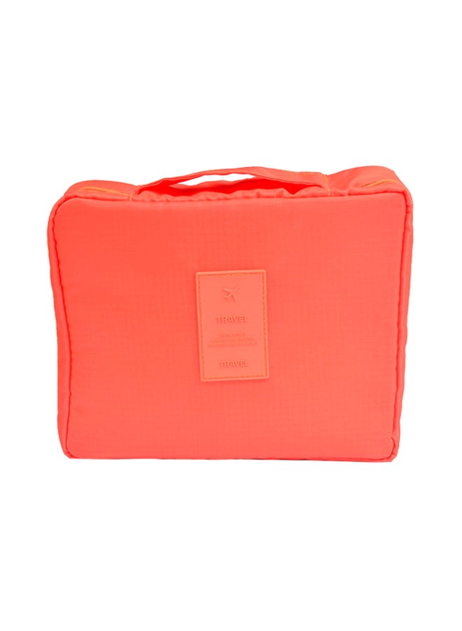 Multi-Function Travel Cosmetic Organizer Bag Orange - Image 1