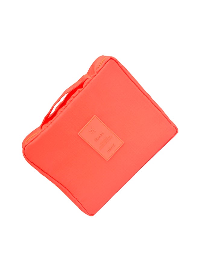 Multi-Function Travel Cosmetic Organizer Bag Orange - Image 2