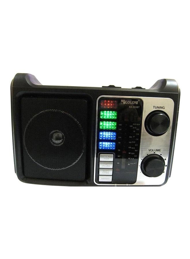 Golon USB Radio With Internal Battery And LED Torch RX-333 Black/Silver - Image 1