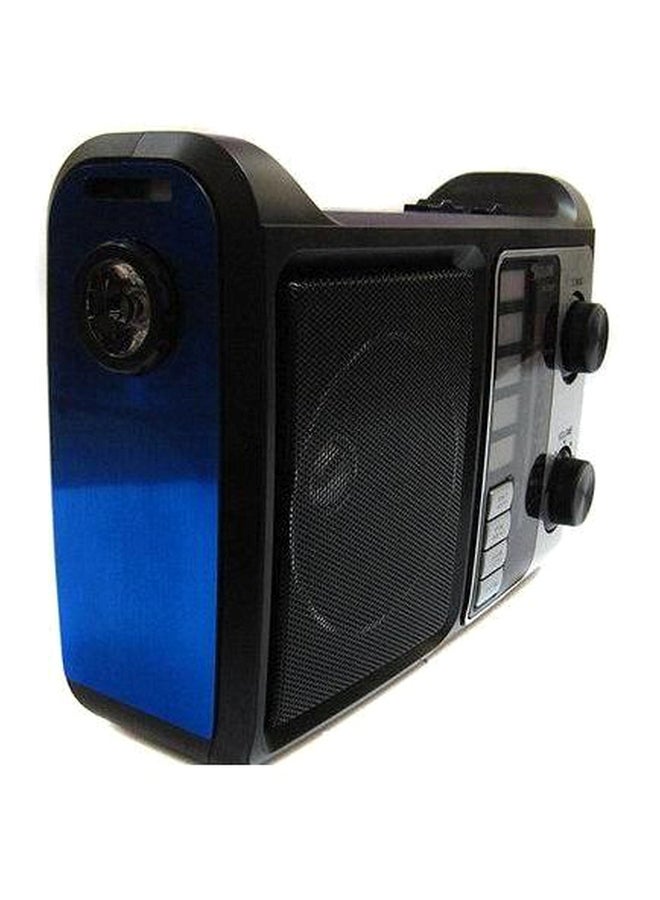 Golon USB Radio With Internal Battery And LED Torch RX-333 Black/Silver - Image 2