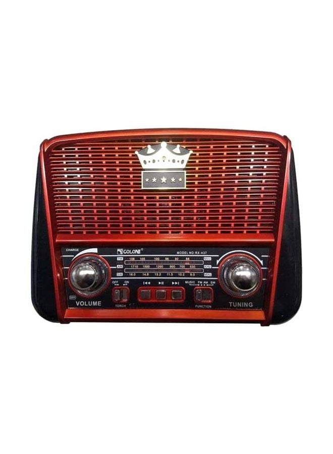 Golon 3-Way Classic Radio RX-437 Red/Black