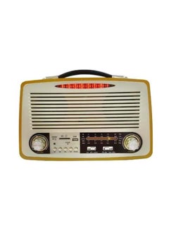 KEMAI 3 Band Radio MD-1705U Beige/Gold  - Image 1