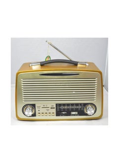 KEMAI 3 Band Radio MD-1705U Beige/Gold  - Image 2