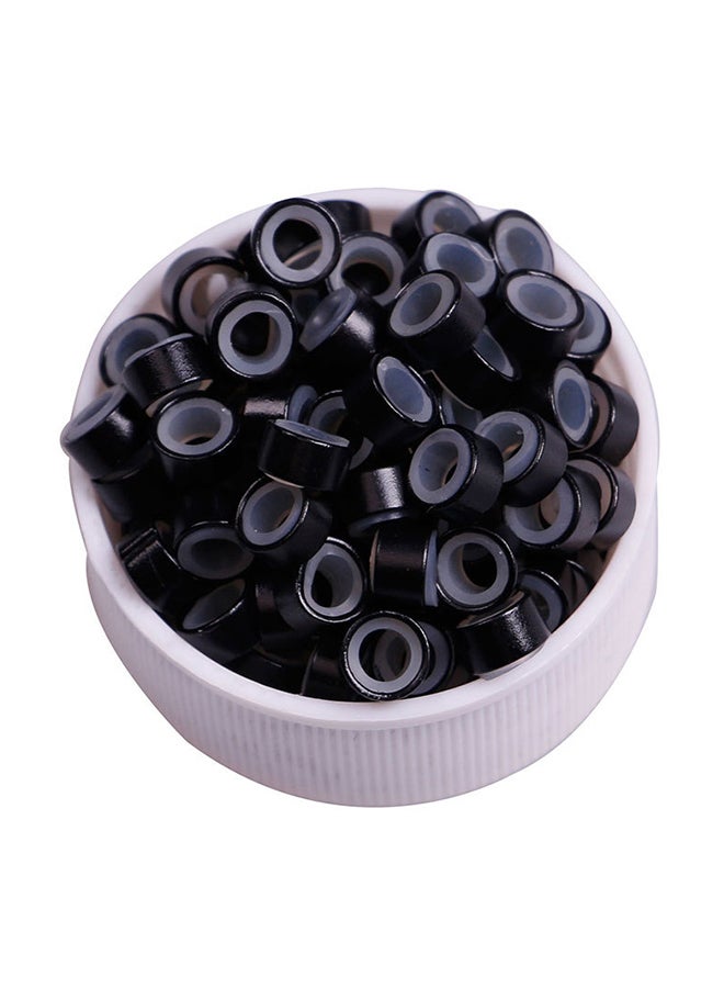 مجموعة أدوات تركيب وصلات الشعر الاحترافية من 500 قطعة أسود - Image 2