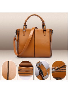 Casual Pu Leather Shoulder Bag Brown - v1568091365/N29778779A_3