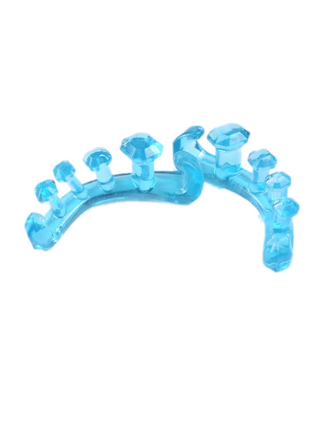 نوفيميد مجموعة فواصل لأصابع القدم لتخفيف الورم مكونة من قطعتين أزرق - Image 1