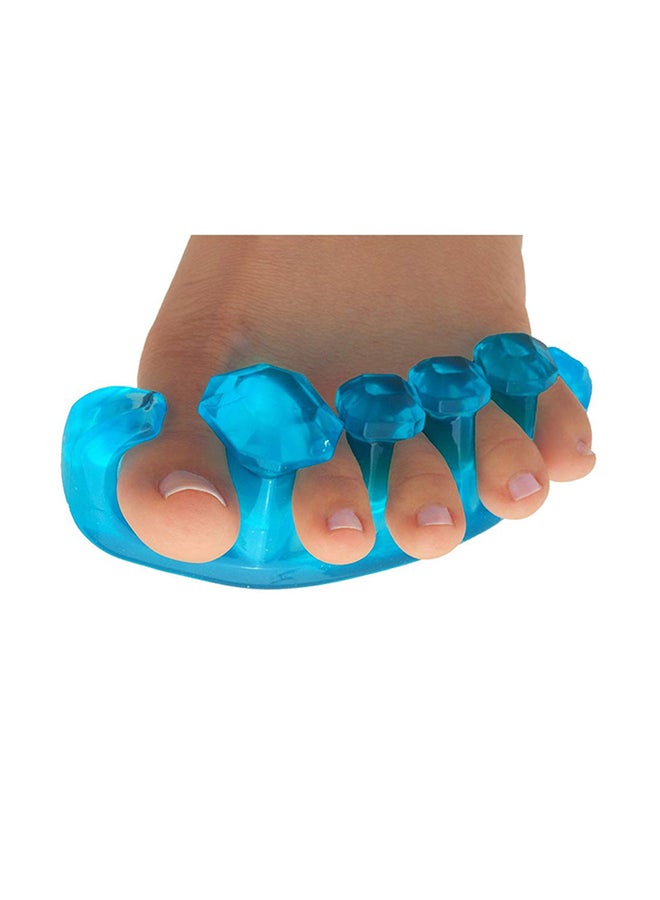 NOVIMED 2-Piece Bunion Relief Toe Separator Blue  - Image 2