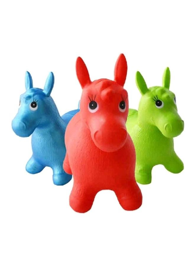 مجموعة أحصنة نطاطة من المطاط، 3 قطع - Image 1