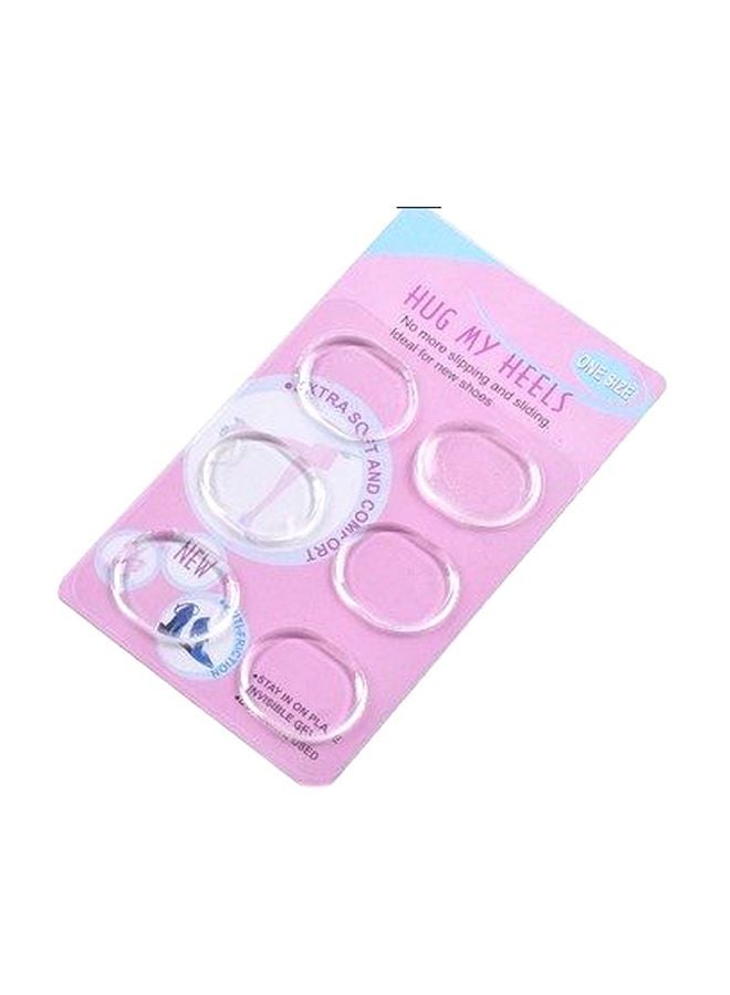 طقم وسادات مصنوعة من السيليكون للأحذية ذات الكعب العالي مكون من 6 قطع