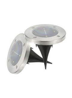 Generic 2-Piece Solar Powered LED Patio Sensitive Sensor Light White  - Image 3