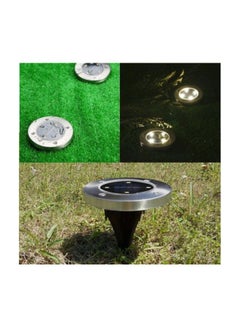 Generic 2-Piece Solar Powered LED Patio Sensitive Sensor Light White  - Image 4