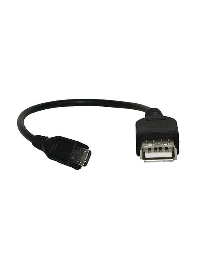 LFS - Micro B Male To A Female Adapter Converter Black - Image 1