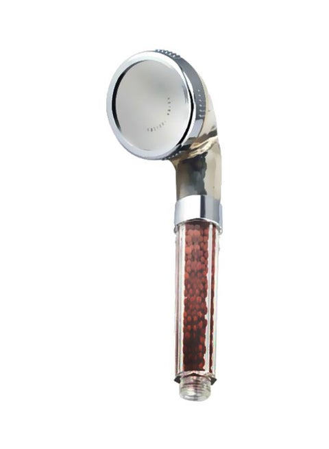 Handheld Shower Head Silver/Clear