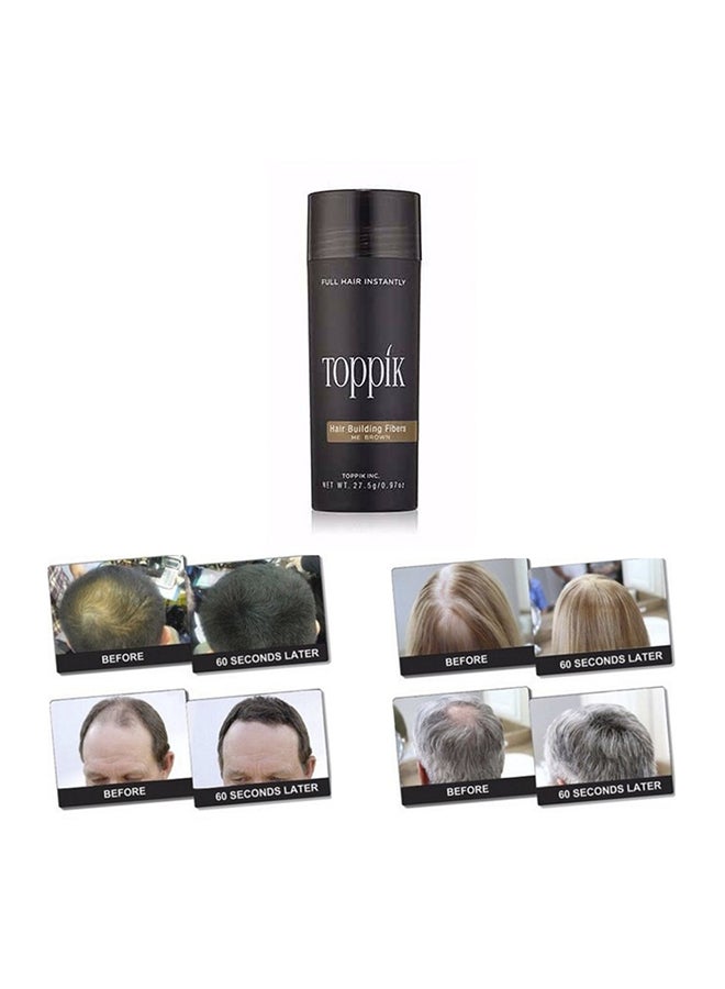 Toppik Hair Building Fiber For Hair Loss Treatment Light Brown 27.5grams - Image 3