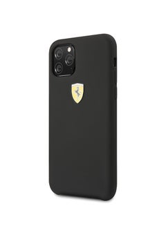 Ferrari Logo Shield Protective Case Cover For Apple iPhone 11 Black  - Image 3