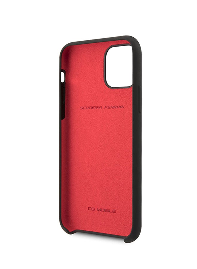 Ferrari - Logo Shield Protective Case Cover For Apple iPhone 11 Black - Image 1