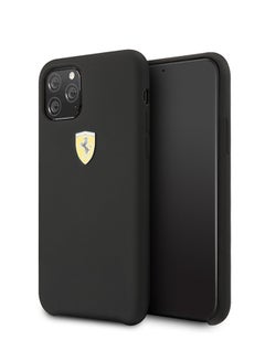 Ferrari Logo Shield Protective Case Cover For Apple iPhone 11 Black  - Image 4