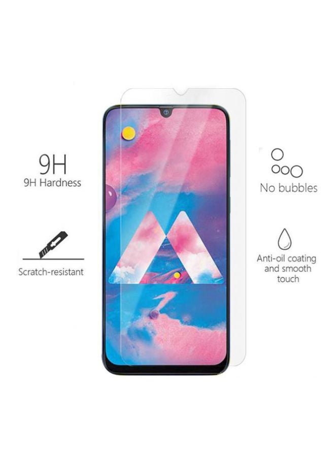 إي وورلد قطعتان من لاصقة حماية للشاشة من الزجاج المقوى لهاتف سامسونج جالاكسي A50 شفاف - Image 2