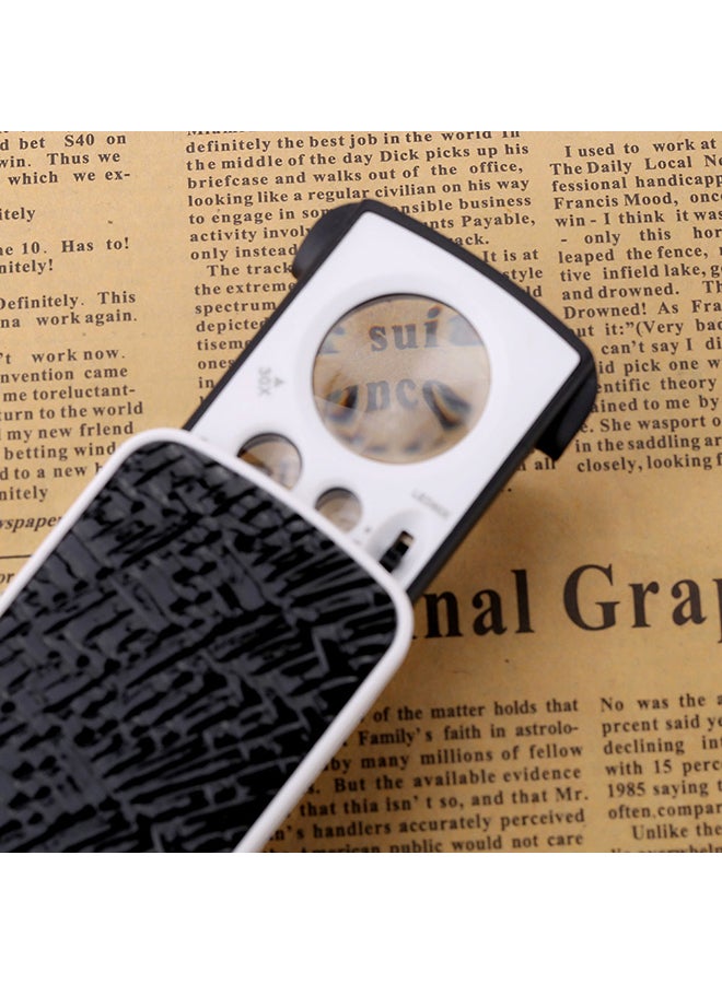 مكبر محمول متعدد الوظائف أسود - Image 4