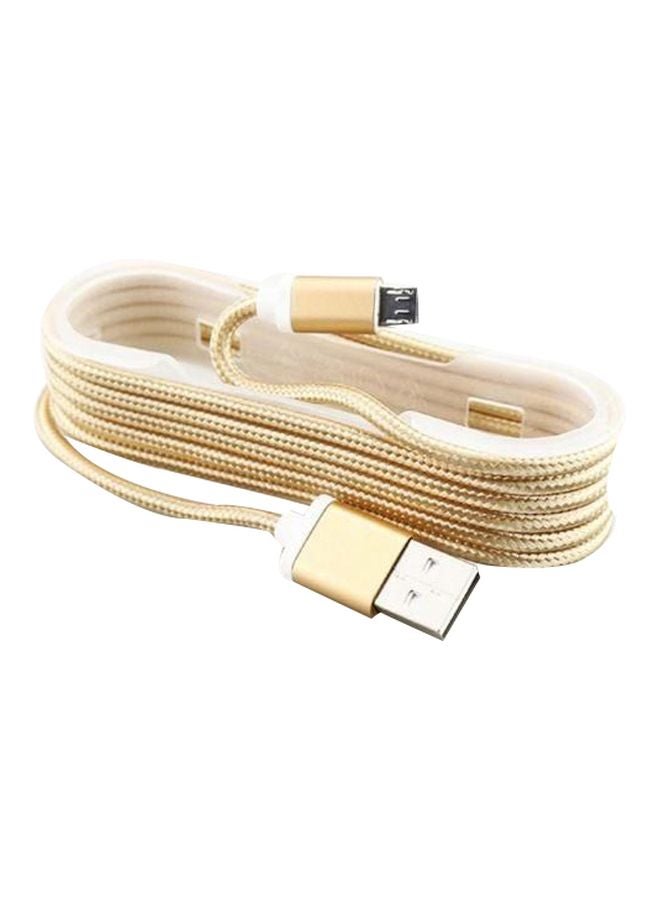 Micro USB Cable Gold/Silver - Image 1