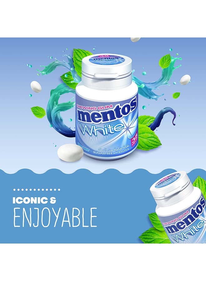Mentos White Sweet Mint Chewing Gum, 54 g - Image 2
