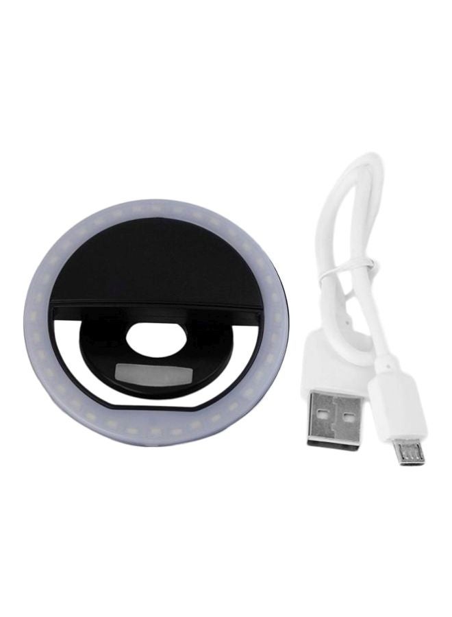 Generic Camera Ring Light For Selfie Black/White  - Image 1
