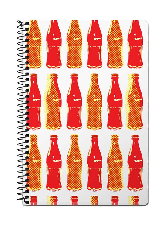 Stylizedd Retro Cola A5 Spiral Notebook Multicolour