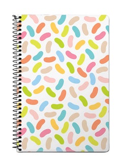 Stylizedd Jelly Beans A5 Spiral Notebook Multicolour 