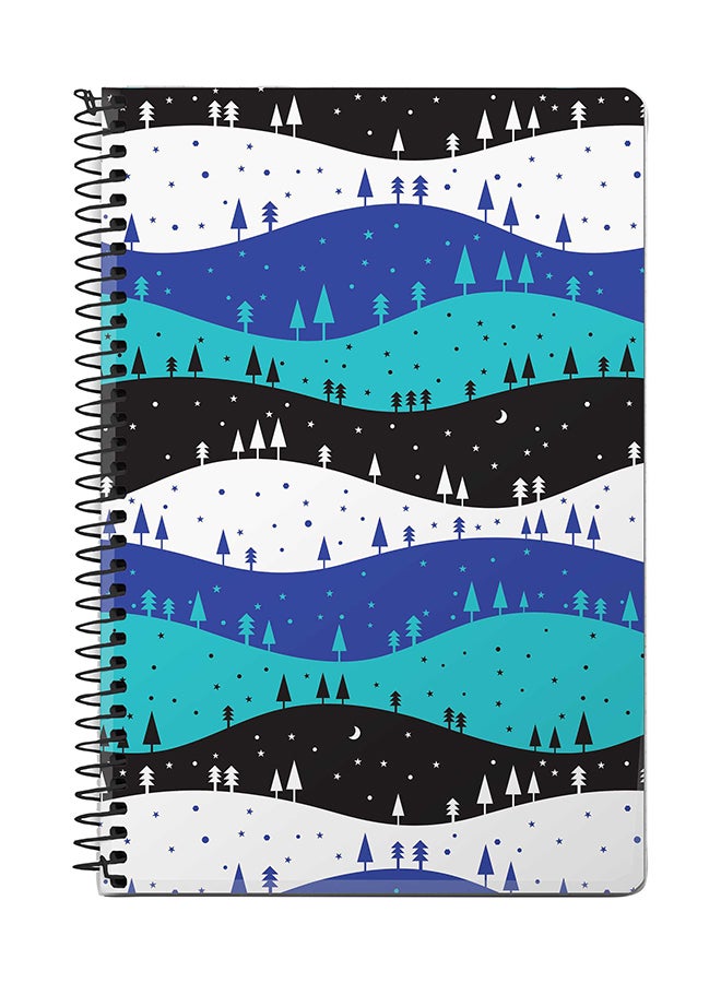 Stylizedd Rolling Seasons A5 Spiral Notebook Multicolour