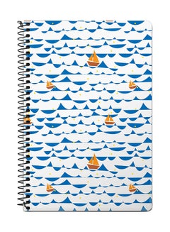 Stylizedd Sailing Sails A5 Spiral Notebook Multicolour 