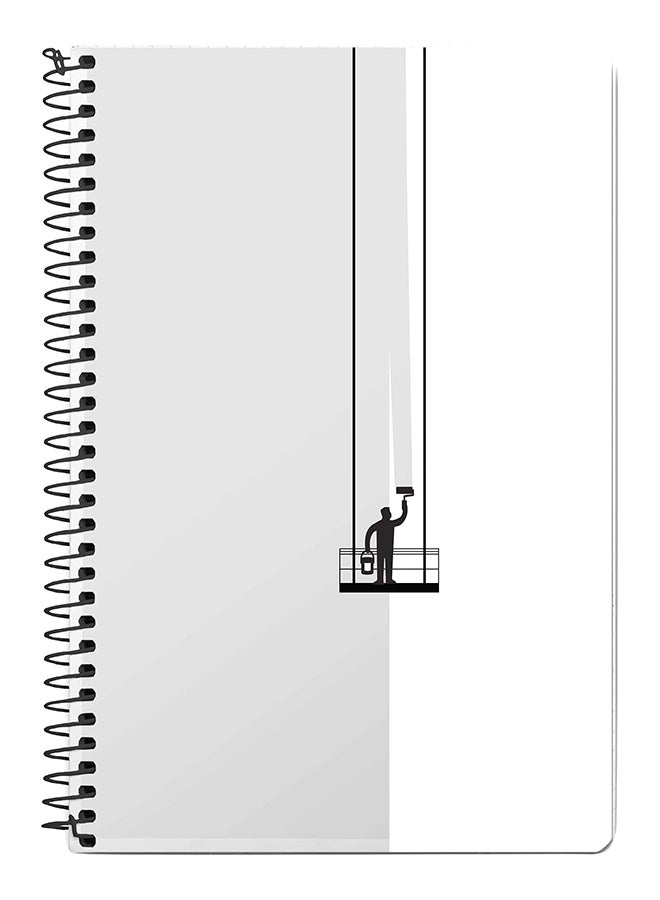 Stylizedd Paint Hanger A5 Spiral Notebook Multicolour