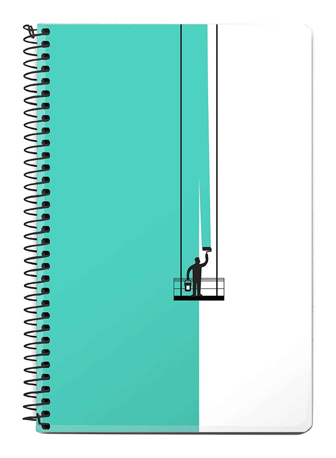 Stylizedd Paint Hanger A5 Spiral Notebook Multicolour