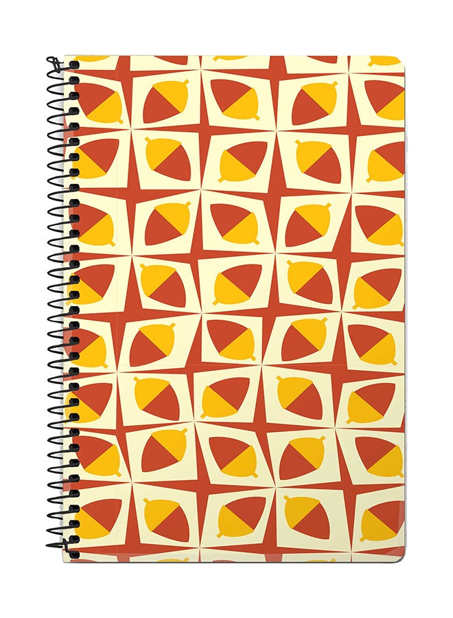 Stylizedd Acorns A5 Spiral Notebook Multicolour
