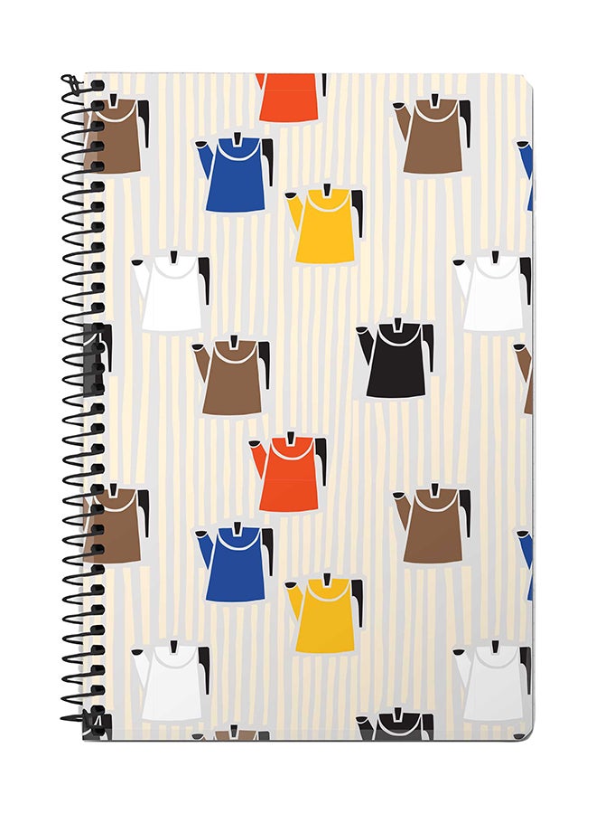 Stylizedd Heavy Kettle A5 Spiral Notebook Multicolour
