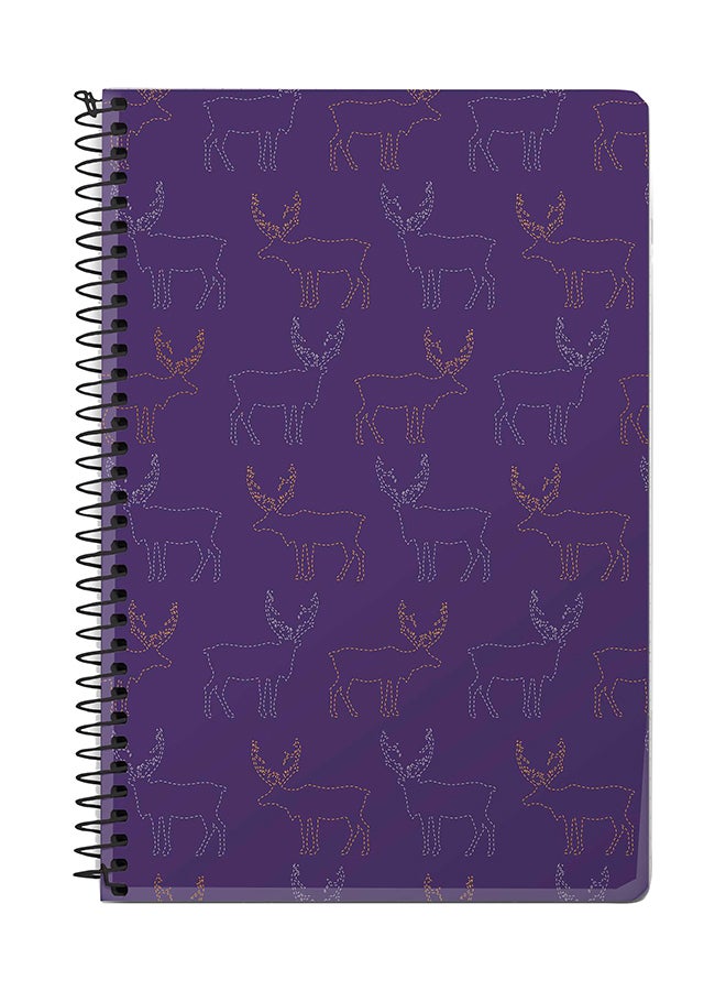 Stylizedd A5 Spiral Notebook Purple