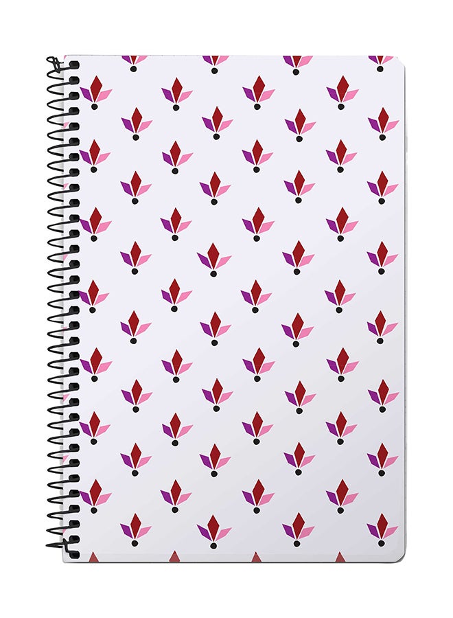 Stylizedd Aristrocatic Emblem A5 Spiral Notebook Grey