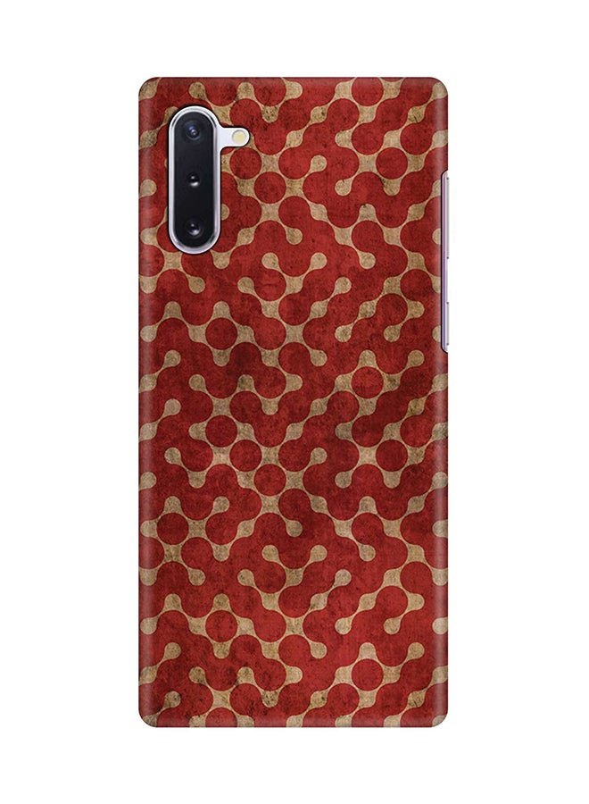 ستايلايزد غطاء حماية لموبايل سامسونج جالاكسي نوت 10 وصّل النقاط (باللون الأحمر)