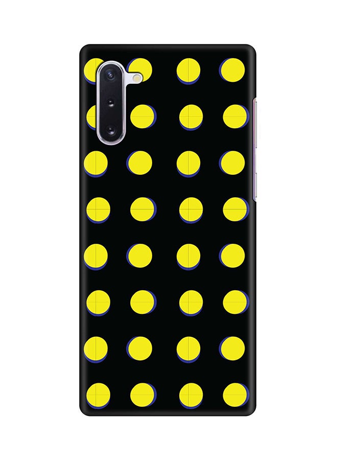 Stylizedd - Protective Case Cover For Samsung Galaxy Note10 Yellow Dots - Image 1