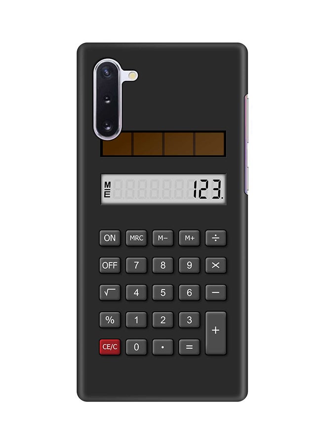 Stylizedd Protective Case Cover For Samsung Galaxy Note10 Calc (Black)