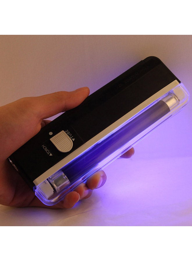 Handheld Blacklight UV Lamp And LED Flashlight Black 16x6x2centimeter - Image 3